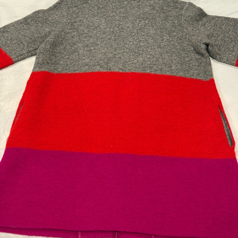Max Studio Multicolor Open Front Cardigan - Picture 4 of 6